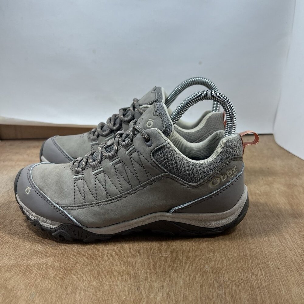 Oboz Womens Size 5.5 Brown Low Top Waterproof Hiking Trail Comfort Sneakers